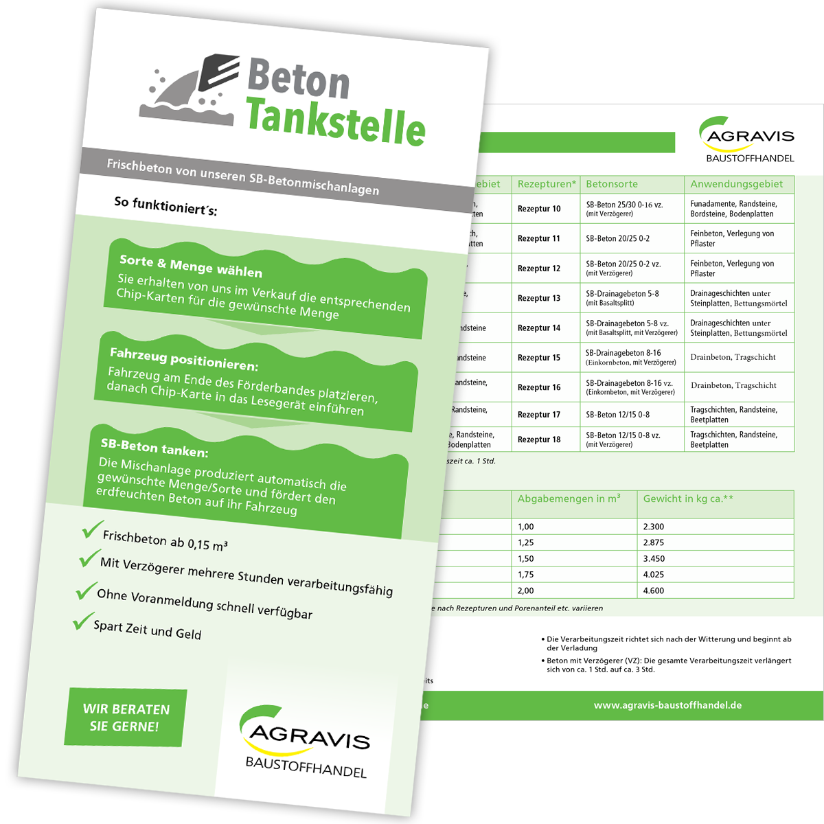 Flyer Betontankstelle